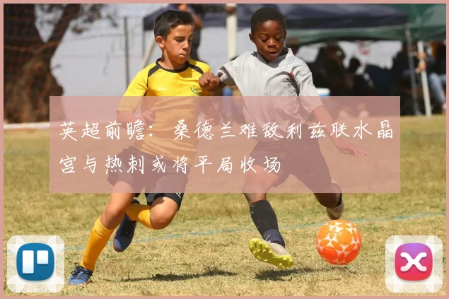 英超前瞻：桑德兰难敌利兹联水晶宫与热刺或将平局收场